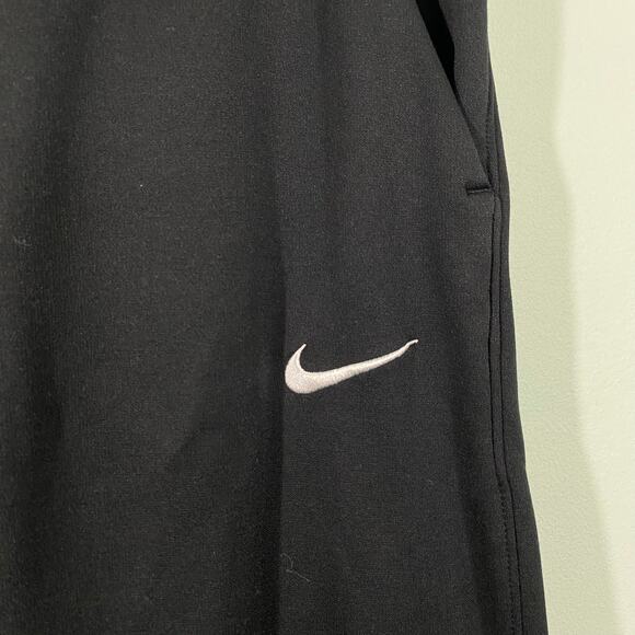 Nike Men Black Therma FIT Open Hem Straight Leg Fitness Pants Size M #DQ4856-010 - Picture 4 of 8